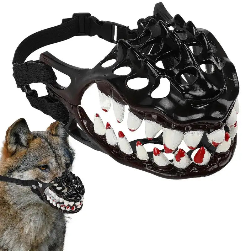 Teethy Halloween Dog Muzzle