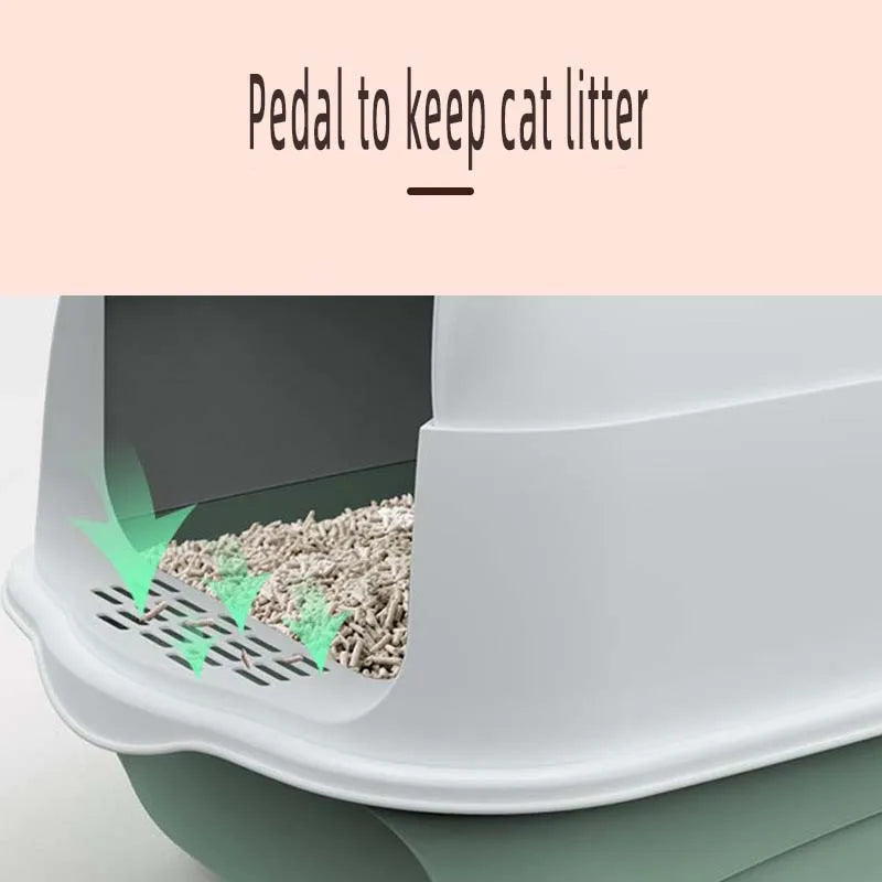 Two-Way Spillproof Litter Box