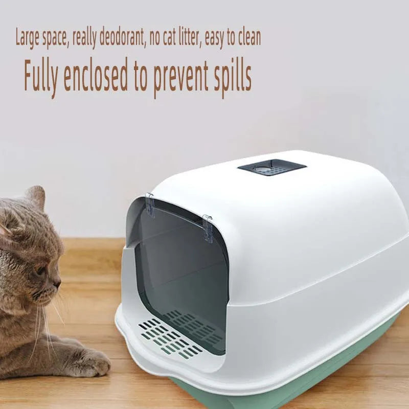 Two-Way Spillproof Litter Box